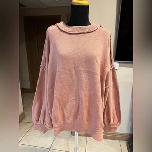 Elegant Women's Blush Sweater